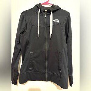 The North Face Black Zip-Up Jacket Large Womens